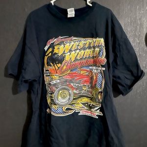 Western World Championships 2008 Shirt Graphic Tee T Shirt Sprint Car Racing